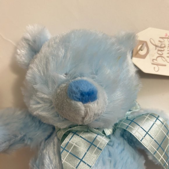 Baby GANZ Small Blue Plush My First Teddy Bear 9" bg2766 Stuffed Toy NWT - Picture 5 of 6